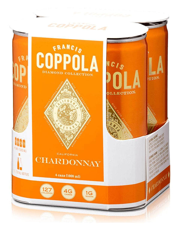 Buy Francis Coppola Diamond Chardonnay Can 4 Pack | The Best Wine