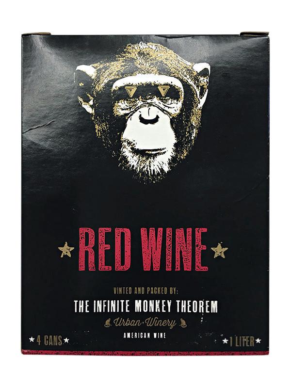 Infinite Monkey Red Wine 4 Pack Cans