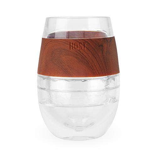 Wine FREEZE Cooling Cup in Wood Single