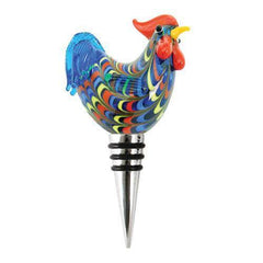 Rooster Glass Bottle Stopper by Twine