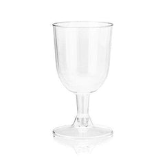 6oz Plastic Wine Glass Set - 8 pc