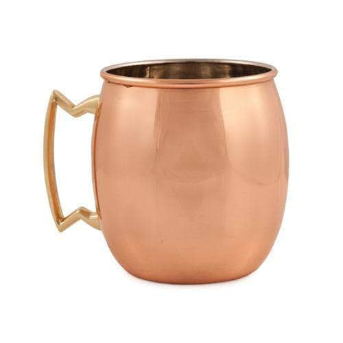 20 Oz Hammered Red Moscow Mule Mugs, Set of 2